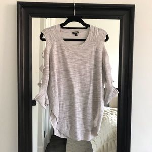 Sweater Top with Sholder Cutouts